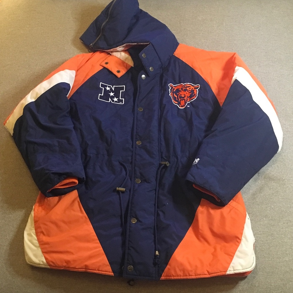 Lee Sport Chicago Bears Hooded Puffer Jacket